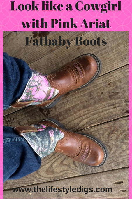 Look like a Cowgirl with Pink Ariat Fatbaby Boots