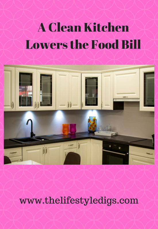 Have you ever figured out that a clean kitchen lowers the food bill?