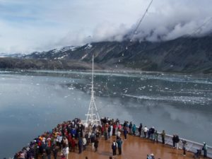 Cruising Glacier Bay on Holland America Zuiderdam