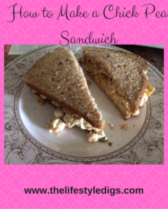 How to Make a Chick Pea Sandwich