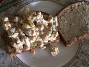 How to make a Chick Pea Sandwich