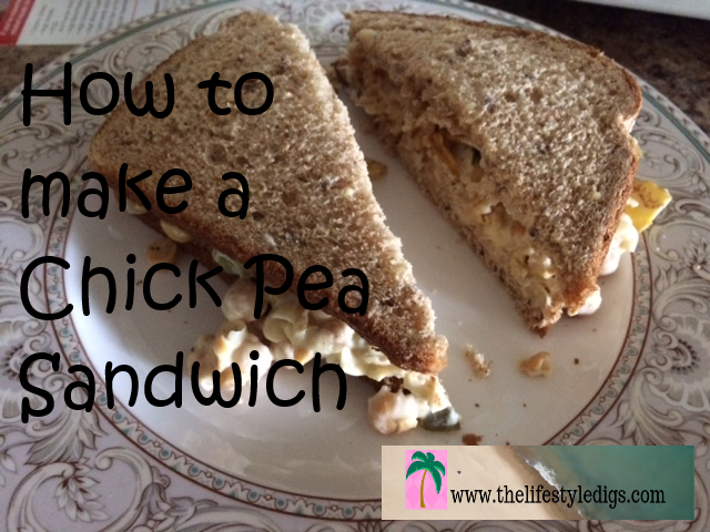 How to make a Chick Pea Sandwich