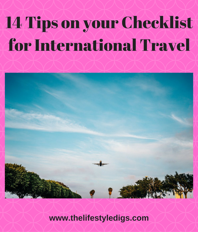 14 Tips on your Checklist for International Travel