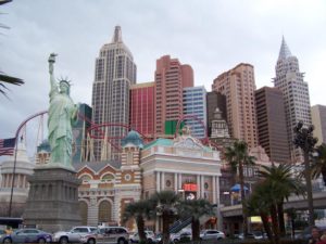 Virtual Geocaching on the Las Vegas Strip