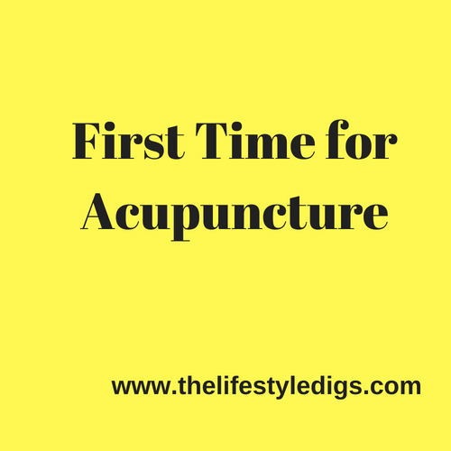 First Time for Acupuncture