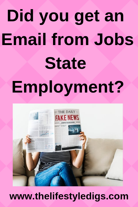 Did you get an Email from Jobs State Employment?
