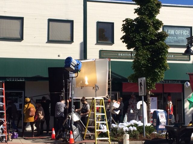 Time for Us to Come Home for Christmas - Movie Filming in Cloverdale, BC