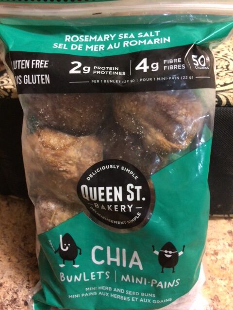 Review: Queen St Bakery Rosemary Sea Salt Chia Bunlets