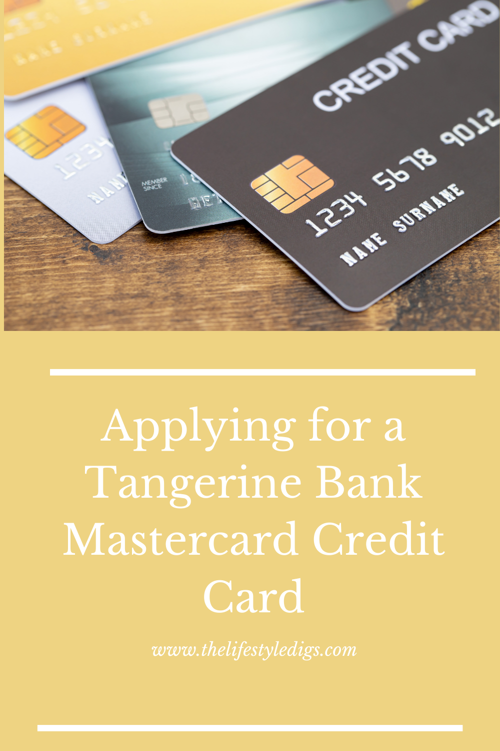 Applying for a Tangerine Bank Mastercard Credit Card