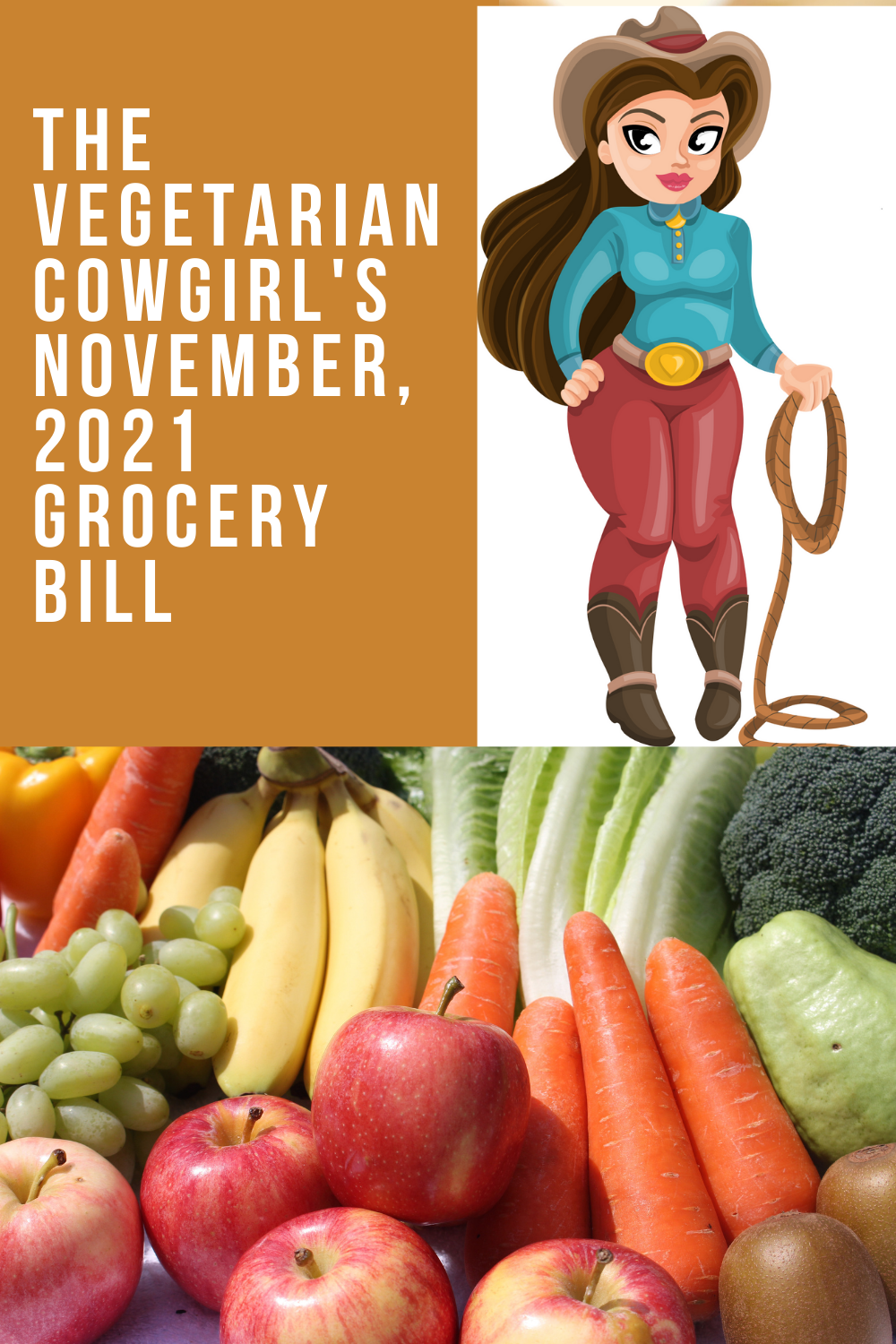 The Vegetarian Cowgirl's November 2021 Grocery Bill
