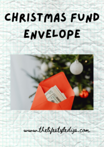Christmas Fund Envelope