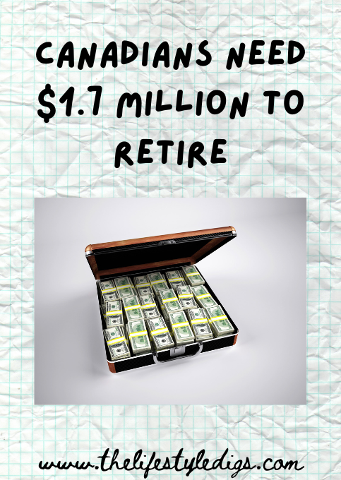 Canadians Need $1.7 Million to Retire