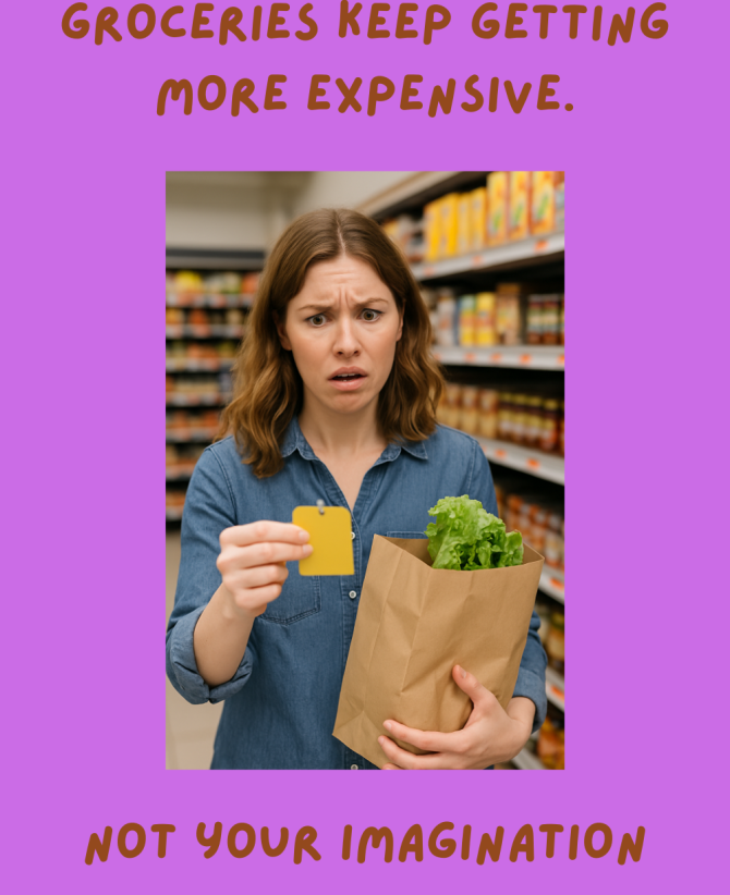 Groceries keep getting more Expensive Not your Imagination.